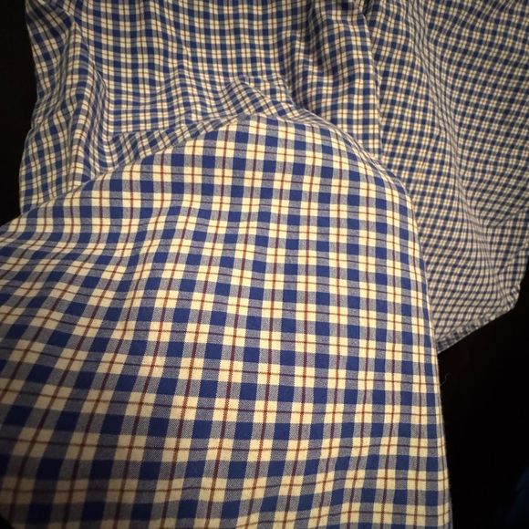 Ralph Lauren Blue and White Plaid Shirt - Picture 3 of 5